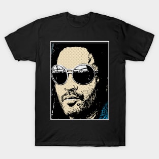 Pop Art Style Men Cool Glasses T-Shirt